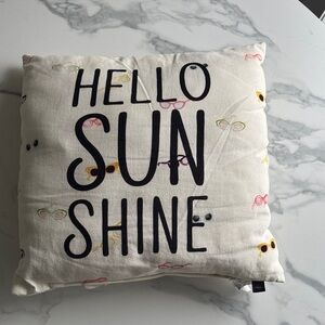 Hello Sunshine Decorative Linen Pillow